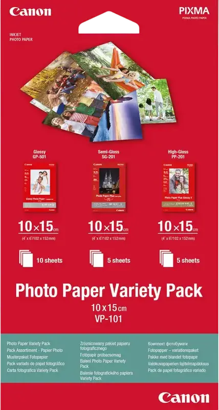 Hârtie fotografică Canon Photo Paper Variety Pack, А6