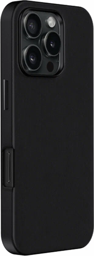 Husa KZDOO Mag Noble Leather pentru iPhone 16 Pro Max, Protectie MagSafe Magnetica din Piele Artificiala, Negru, Slim, Anti-amprente si Shockproof