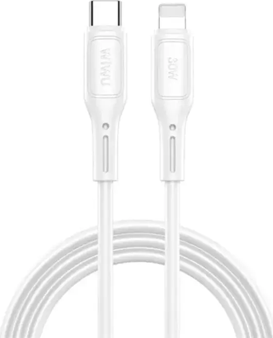 WiWU Wi-C043E Starlink USB-C to Lightning Fast Charging Cable, 30W Power Output, 1m, Data Transfer, Compatible with Apple iPhone and iPad