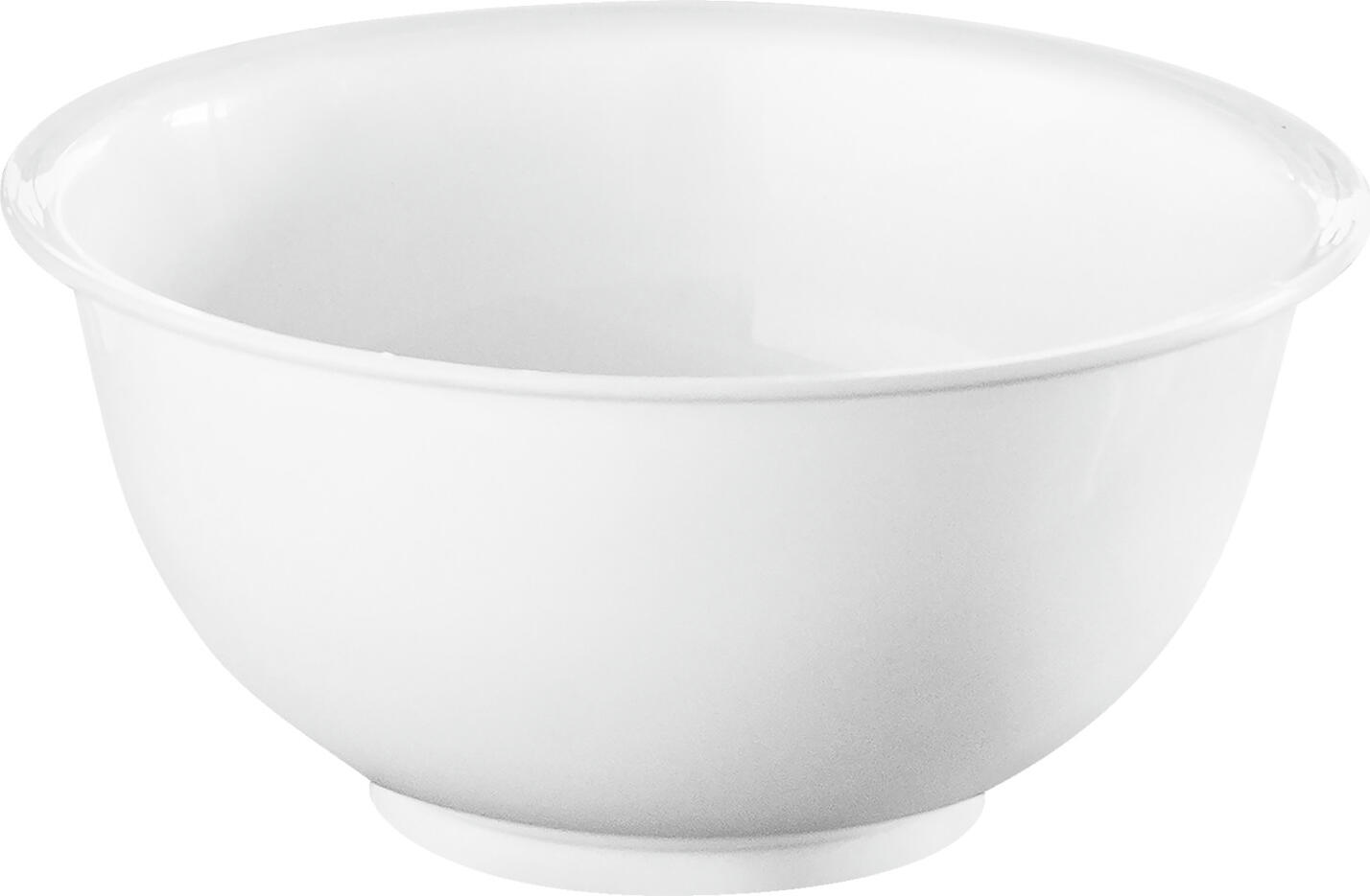 Araven Nevara Dough Bowl, 1000 ml, 17 cm Diameter, White Polypropylene, Temperature Resistant -40 to +95 °C, Dishwasher Safe, Robust Construction