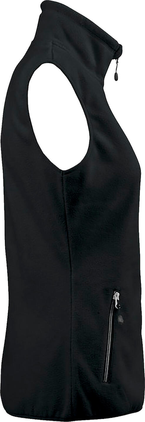 Printer Active Wear Torge Women's Fleece Vest, 100% Polyester 280 g/m², Breathable Quick-Drying Non-Iron Fabric, Stand-up Collar, Zipper Pockets