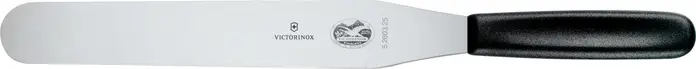Spatula Victorinox Swiss Classic 5.2603.25, Lama Flexibila din Otel Inoxidabil 20 cm, Maner Sintetic Negru Ergonomic, Fabricata in Elvetia