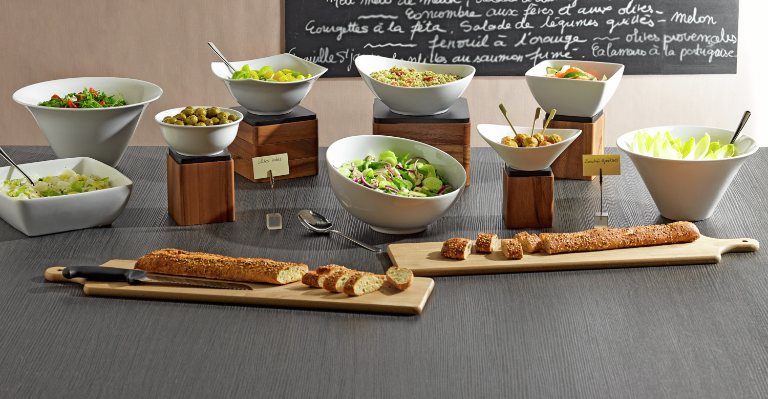 VEGA Rusty Rectangular Serving Board, Oiled Beech Wood, 58 x 15.5 x 1.5 cm, with Integrated Handle and Hanging Hole for Bread and Cheese