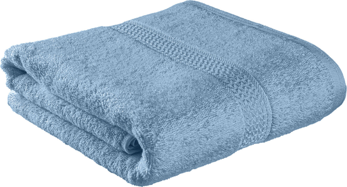 Prosop de dus PULSIVA Mars, 100% bumbac, 70 x 140 cm, absorbant, rezistent, uscare rapida, certificat OEKO-TEX Standard 100, albastru
