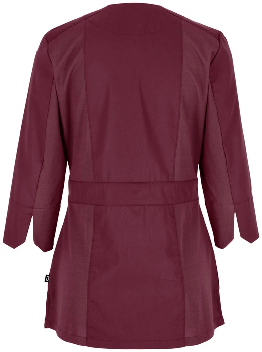 Jobeline Paloma Women's Tunic, Three-Quarter Sleeve Medical Scrub, Polyester Cotton Pique Fabric, V-Neck, Two Patch Pockets, OEKO-TEX Standard 100
