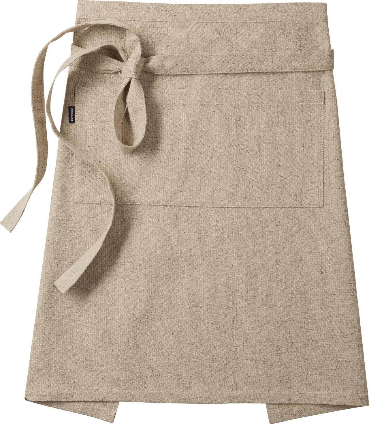 Scurt Scurt JOBELINE Mora, 60x80 cm, 100% Poliester Aspect In, Rezistent la Cute, 4 Buzunare, OEKO-TEX Standard 100, Bej Nisip