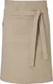 Scurt Scurt JOBELINE Mora, 60x80 cm, 100% Poliester Aspect In, Rezistent la Cute, 4 Buzunare, OEKO-TEX Standard 100, Bej Nisip