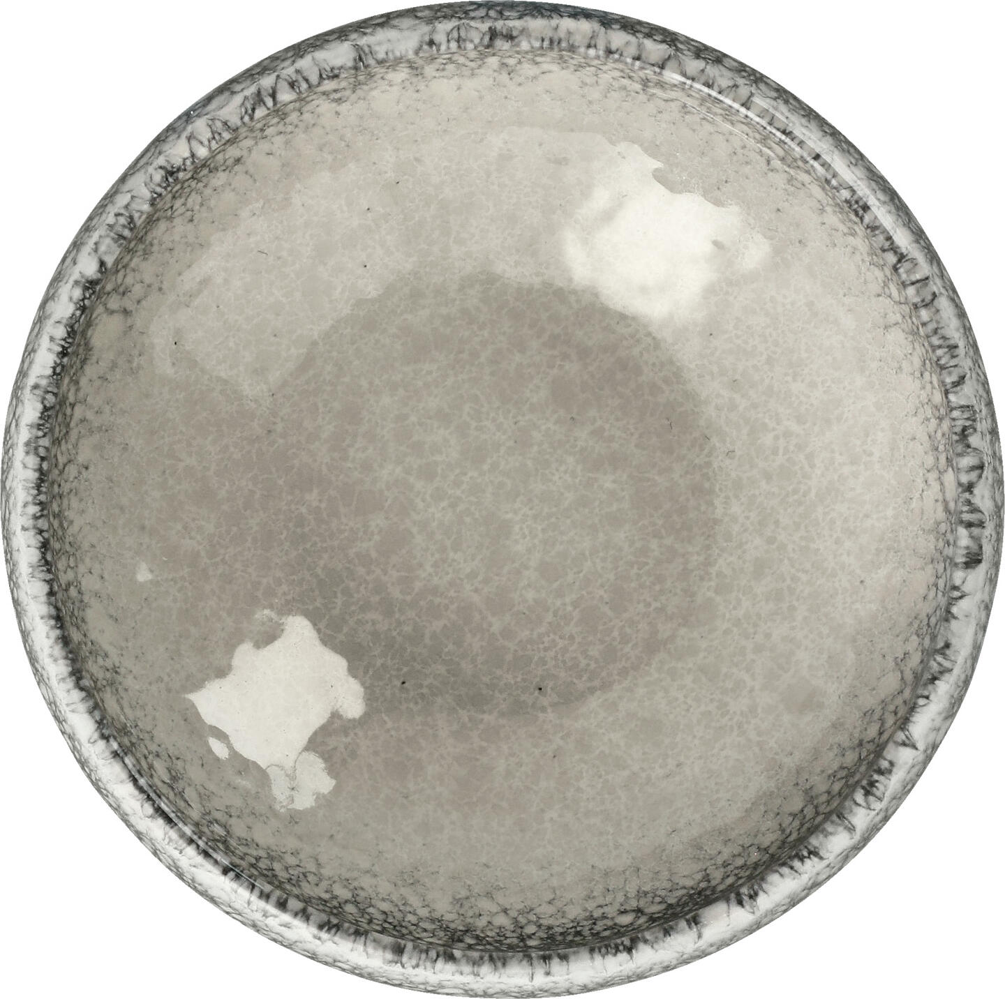 VEGA Nagoya Porcelain Bowl, 245 ml, 12.5 cm Diameter, White/Grey Ceramic Look, Microwave and Dishwasher Safe, Unique Design