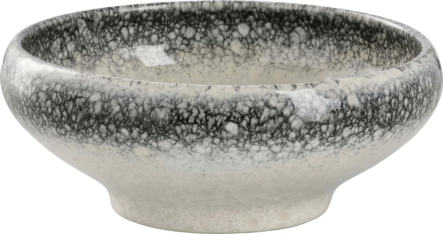 VEGA LUSINI Solutions GmbH Bowl  Nagoya Schale Nagoya Bowl  Nagoya; 245 ml, 12.5x5 cm (ØxH); white/grey; 6 piece / pack Schale Nagoya; 245 ml, 12.5x5 cm (ØxH); weiß/grau; 6 Stück / Pack Trendy bowl made of porcelain with a ceramic look. Dishwasher safe and microwaveable. Trendige Schale aus Porzellan in Keramik-Optik. Spülmaschinenfest und mikrowellengeeignet.