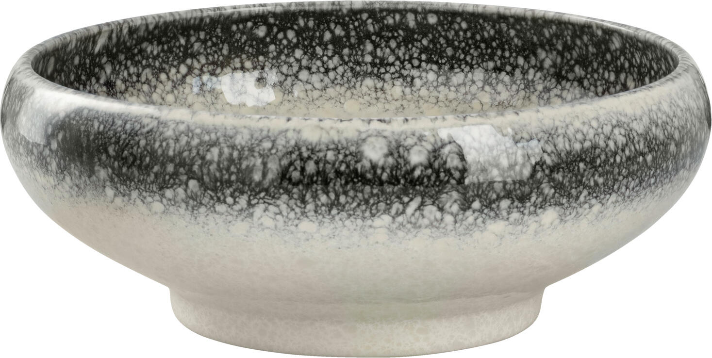 VEGA LUSINI Solutions GmbH Bowl  Nagoya Schale Nagoya Bowl  Nagoya; 600 ml, 17x6.5 cm (ØxH); white/grey; 4 piece / pack Schale Nagoya; 600 ml, 17x6.5 cm (ØxH); weiß/grau; 4 Stück / Pack Trendy bowl made of porcelain with a ceramic look. Dishwasher safe and microwaveable. Trendige Schale aus Porzellan in Keramik-Optik. Spülmaschinenfest und mikrowellengeeignet.