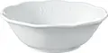 VEGA Menuett White Porcelain Conical Coup Bowl with Filigree Relief, 450 ml, 16 cm Diameter, 5.3 cm Height, Set of 4 pieces, Dishwasher and Microwave Safe