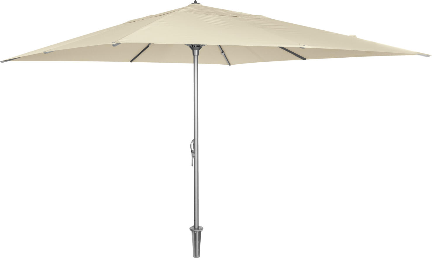 Umbrela de Terasa VEGA Fiesto Patrata 400x400x300 cm, Cadru Aluminiu Vopsit Electrostatic, Coperta Poliester Premium UV 50+, Parasol Gastro