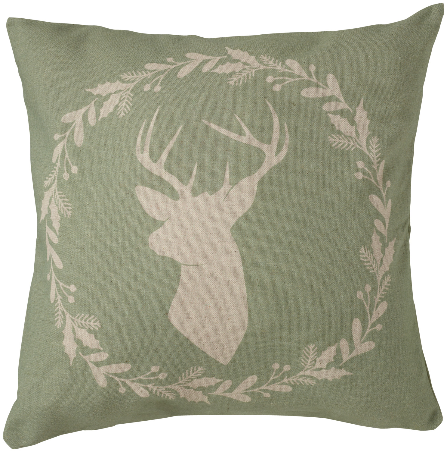 ERWIN M. LUSINI Solutions GmbH Cushion cover Kaprun Kissenhülle Kaprun Cushion cover Kaprun; 50x50 cm (WxL); sage/beige Kissenhülle Kaprun; 50x50 cm (BxL); salbei/beige 90% cotton, 10% linen. Weight approx. 230 g/m². Single-sided printed cushion cover featuring a modern stag design, made from a blended fabric. Zip fastening for quick fitting. Supplied without filling. 90 % Baumwolle, 10 % Leinen. Gewicht ca. 230 g/m². Einseitig bedruckte Kissenhülle mit modernem Hirsch-Design aus Mischgewebe. Reißverschluss für schnelles beziehen. Lieferung ohne Füllung.