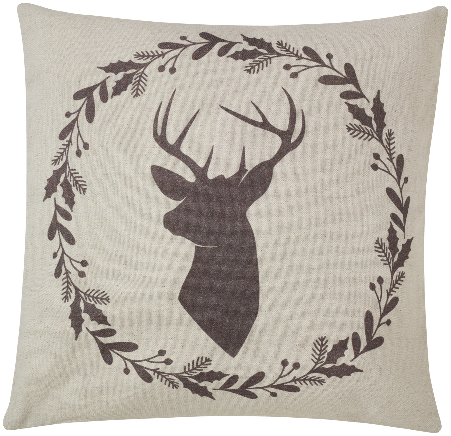 ERWIN M. LUSINI Solutions GmbH Cushion cover Kaprun Kissenhülle Kaprun Cushion cover Kaprun; 50x50 cm (WxL); light-grey/dark-grey Kissenhülle Kaprun; 50x50 cm (BxL); hellgrau/dunkelgrau 90% cotton, 10% linen. Weight approx. 230 g/m². Single-sided printed cushion cover featuring a modern stag design, made from a blended fabric. Zip fastening for quick fitting. Supplied without filling. 90 % Baumwolle, 10 % Leinen. Gewicht ca. 230 g/m². Einseitig bedruckte Kissenhülle mit modernem Hirsch-Design aus Mischgewebe. Reißverschluss für schnelles beziehen. Lieferung ohne Füllung.
