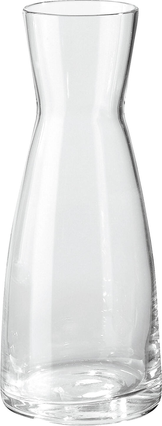 Bormioli Rocco Bormioli Luigi S.p.A. Glass carafe Ypsilon without filling line Glas-Karaffe Ypsilon ohne Eichstrich Glass carafe Ypsilon without filling line; 300 ml, 4.7x16.5 cm (ØxH); transparent; round; 12 piece / pack Glas-Karaffe Ypsilon ohne Eichstrich; 0.3 l, 4.7x16.5 cm (ØxH); transparent; rund; 12 Stück / Pack Decanter made of glass. Dishwasher safe. Karaffe aus Glas. Spülmaschinenfest.