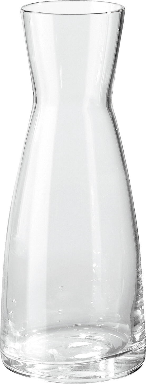 Carafa din Sticla Bormioli Rocco Ypsilon, 0.56 L, Design Rotund in Forma de Clepsidra, Transparenta, Inaltime 20.5 cm, Diametru 8.3 cm, Compatibila cu Masina de Spalat Vase