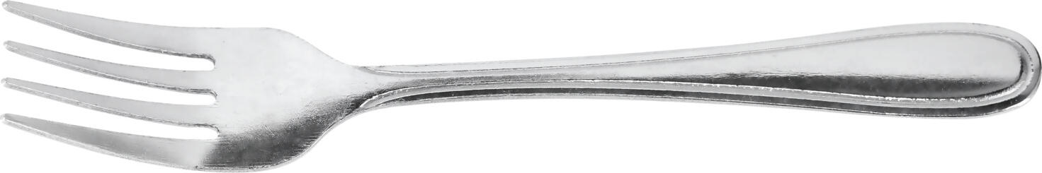 PULSIVA Aachen Cake Fork, 18/0 Chrome Stainless Steel, Rust-free, Mirror Polished, 13.9 cm, Dishwasher Safe, Silver