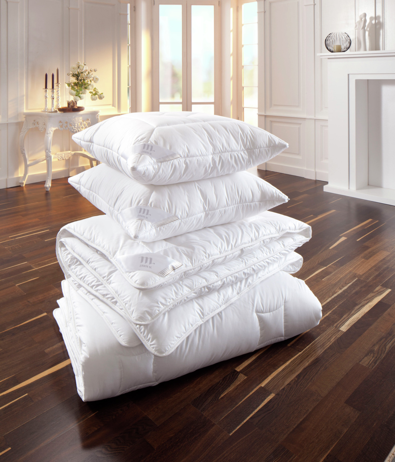 Подушка LUSINI Yukon fibre, 60x8