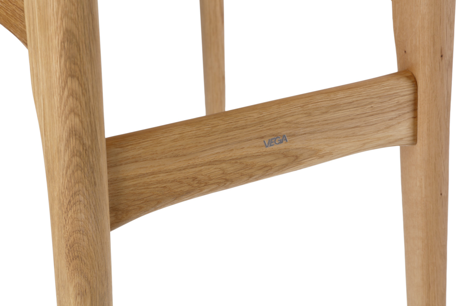 VEGA Yorin Scandinavian Chair, Oak Wood Frame, Fabric Seat, Replaceable Cushion, FSC Certified, for Catering and Hotel, 47x55x82 cm