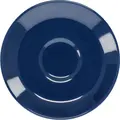 PULSIVA Joy 2.0 Espresso Saucers, 12.5 cm Round Porcelain Plates, Blue and White, Dishwasher and Microwave Safe, Stackable Sturdy Design