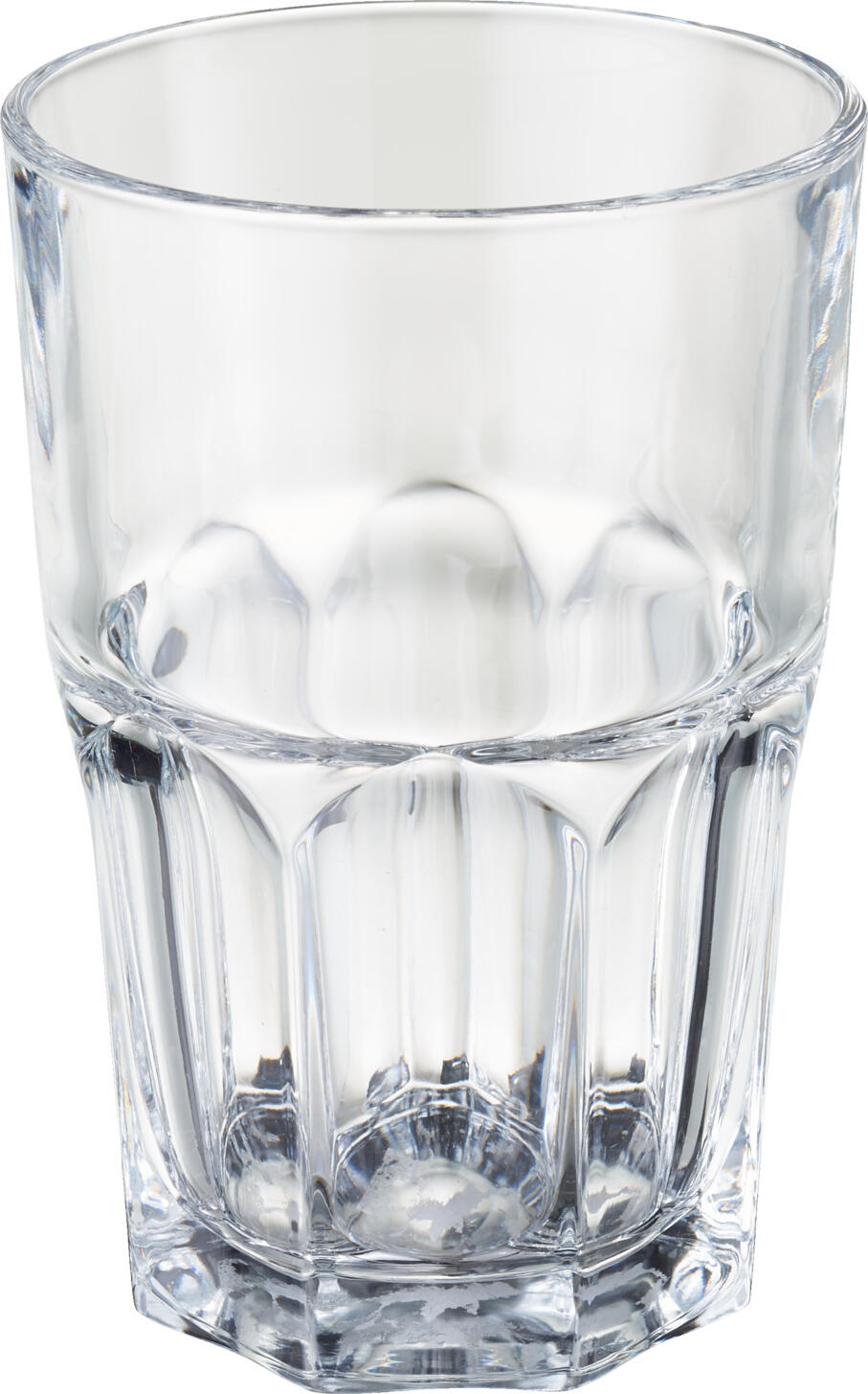 Pahare Long Drink Arcoroc Granity, 350ml Sticla Temperata, Design Vintage Facetat, Stivuibile, Rezistente la Masina de Spalat Vase