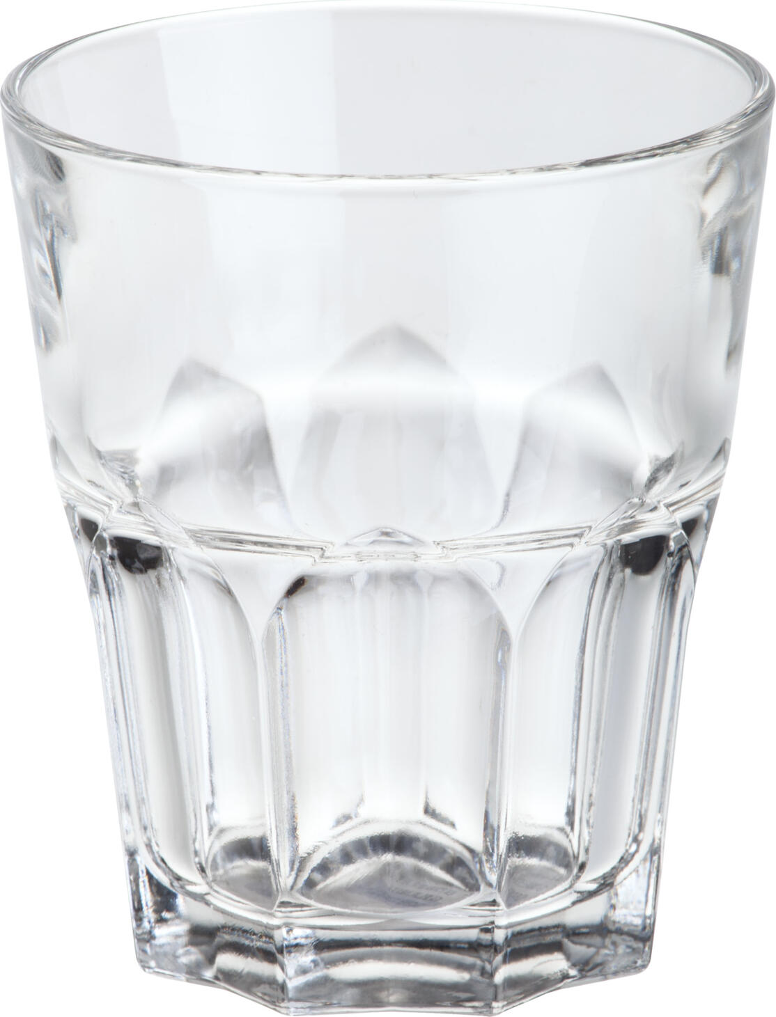 Arcoroc Granity Long Drink Glass, 200ml Tempered Glass, Stackable Thick-Walled Heavy Quality Tumbler, Dishwasher Safe, Transparent