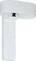 V-Touch Uranus Lockable Plastic Holder for Pump Dispensers, White, Compatible with Oliva Pure, Eco Fresh, Contrast, 9 x 7.8 x 11.5 cm