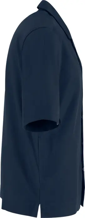 Jobeline Joel Men's Short-Sleeved Chef's Jacket, Polyester-Cotton Blend with Breathable Piqué Back, Slim Fit, OEKO-TEX Certified