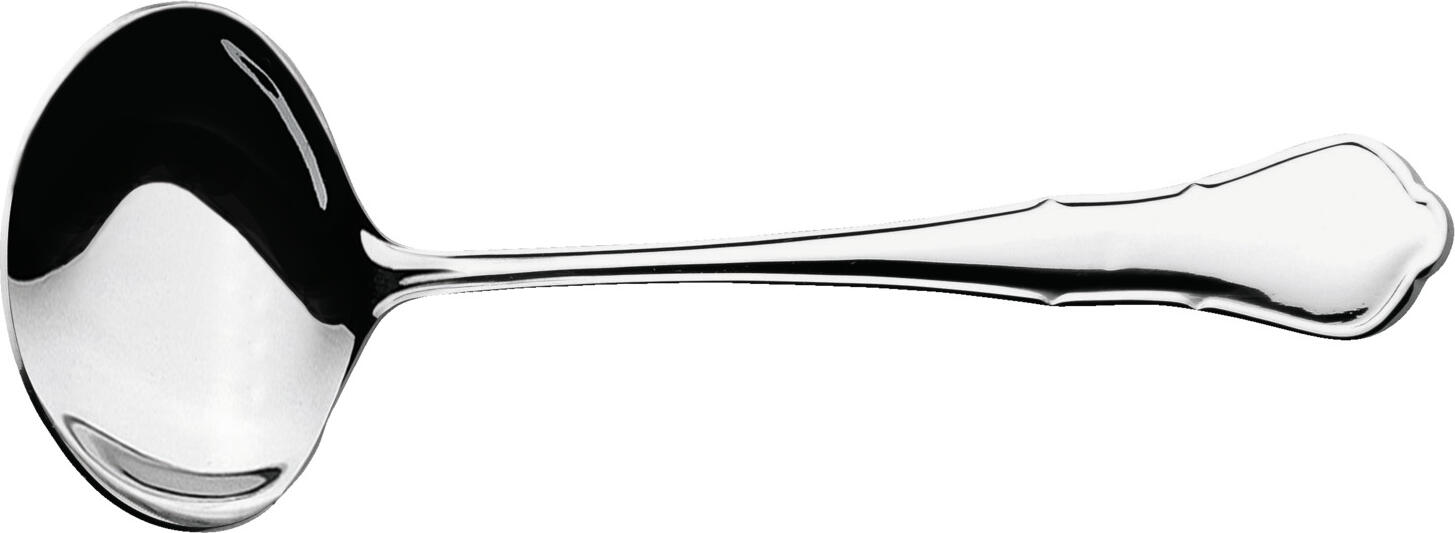 Lingura de sos VEGA Chippendale, otel inoxidabil 18/10 crom-nichel, finisaj oglinda, argintiu, 17.9 cm
