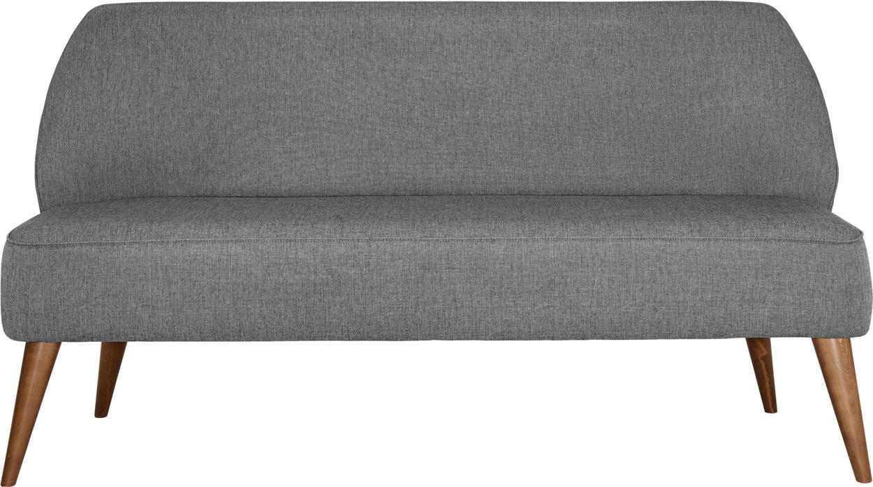 VEGA LUSINI Solutions GmbH Sofa Lasse fabric Sofa Lasse Stoff Sofa Lasse fabric; 155x60x82 cm (WxDxH); grey mottled Sofa Lasse Stoff; 155x60x82 cm (BxTxH); grau meliert Modern sofa with fabric cover (100 % polyester). High seating comfort. Abrasion-resistant and fire-retardant. Suitable for indoor use only. Order matching armchair at the same time. Foot set not included. Please order separately. Modernes Sofa aus Stoffbezug (100 % Polyester). Hoher Sitzkomfort. Abriebfest und feuerhemmend. Nur für den Innenbereich geeignet. Passenden Sessel gleich mitbestellen. Fuß-Set nicht im Lieferumfang enthalten. Dieses bitte separat dazu bestellen.