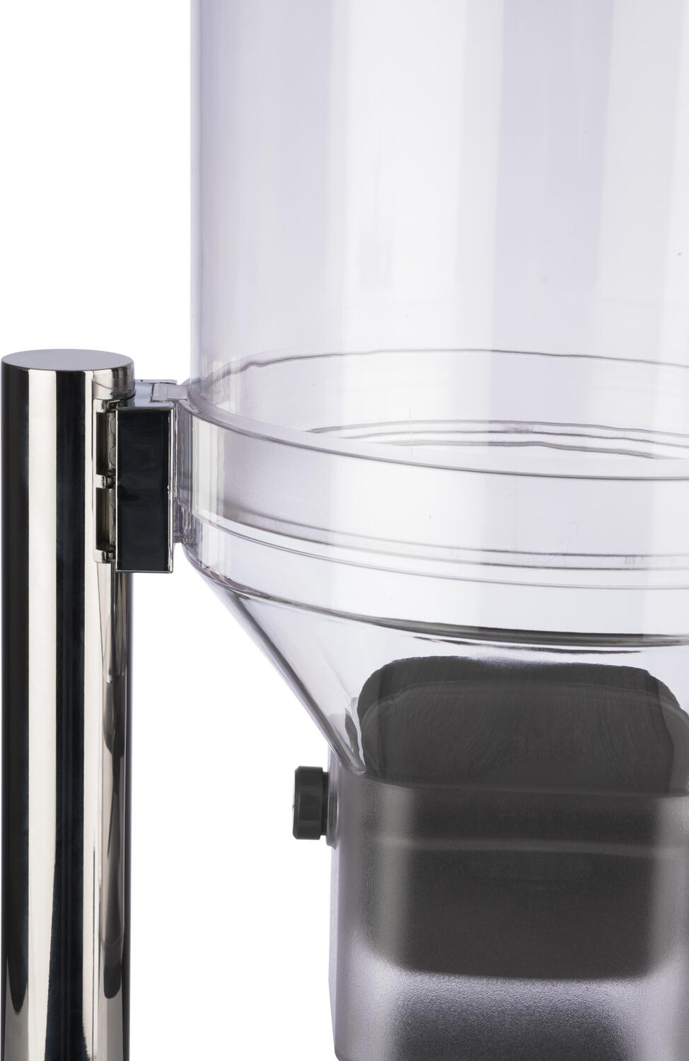 APS Estonia Cereal and Muesli Dispenser 11805, 4.5L Capacity, Stainless Steel Lid, SAN Plastic Container, Manual Dosing for Breakfast Buffets