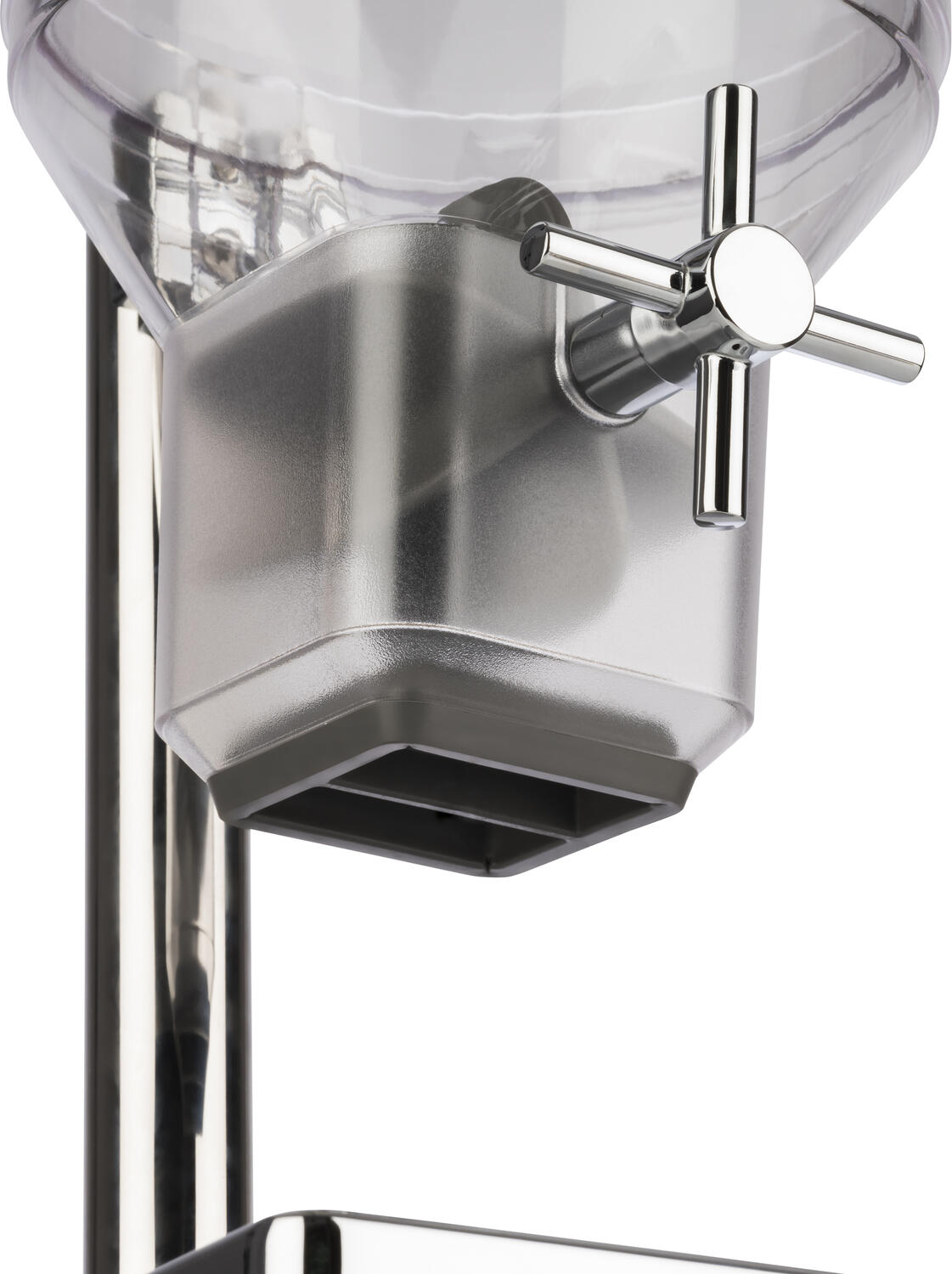 APS Estonia Cereal and Muesli Dispenser 11805, 4.5L Capacity, Stainless Steel Lid, SAN Plastic Container, Manual Dosing for Breakfast Buffets