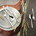 VEGA Stockholm Starter Dessert Fork Set, 18/0 Chrome Stainless Steel, Mirror Polished, Rustproof, 18.5 cm, Dishwasher Safe, Silver