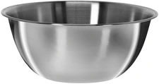 Weis Karl Weis u. Cie. GmbH Cooking bowl Merge Kochschüssel Merge Cooking bowl Merge; 8000 ml, 36x15 cm (ØxH); silver Kochschüssel Merge; 8000 ml, 36x15 cm (ØxH); silber The WEIS Gastro stainless steel bowl (Ø 26 cm) is a high-quality professional bowl designed for daily use in the catering, hospitality, catering services, bakery and commercial kitchen sectors. Thanks to its robust construction and versatility, it is ideal for stirring, mixing, marinating, preparing and serving a wide variety of foods. Made from high-quality 18/10 stainless steel, the bowl impresses with its high stability, durability and hygienic properties. The high-gloss polished interior surface makes cleaning easy and ensures a professional look in the kitchen. The sturdy, flanged rim improves handling and gives the bowl additional structural stability. With a capacity of 3 litres, the bowl offers ample space for ingredients and food preparation in everyday professional kitchen use. Its bulbous, flat shape makes it comfortable to work with when mixing and processing food. Thanks to its dishwasher-safe design, cleaning is quick and straightforward. The WEIS stainless steel bowl is a reliable aid for all areas where quality, hygiene and durability are essential – from preparation in the kitchen to professional catering use. Product benefits Professional stainless steel bowl for the catering and HORECA sectors High-quality 18/10 stainless steel Stainless and durable Food-safe and hygienic High-gloss polished interior surface Sturdy flanged rim Rounded, shallow shape for comfortable use Ideal for stirring, mixing, marinating and food preparation Dishwasher-safe Suitable for restaurants, hotels, catering, bakeries and commercial kitchens Technical Specifications Brand: WEIS Material: 18/10 stainless steel Diameter: 26 cm Height: approx. 10 cm Capacity: approx. 3.0 litres Weight: approx. 450 g Shape: Bulbous, flat Surface: High-gloss polished interior Rim: Flanged rim Colour: Silver Features: Rust-proof, food-safe, dishwasher-safe Die WEIS Gastro-Edelstahlschüssel Ø 26 cm ist eine hochwertige Profi-Schüssel für den täglichen Einsatz in Gastronomie, Hotellerie, Catering, Bäckereien und Großküchen. Durch die robuste Verarbeitung und die vielseitigen Einsatzmöglichkeiten eignet sie sich ideal zum Rühren, Mischen, Marinieren, Vorbereiten und Servieren verschiedenster Lebensmittel. Gefertigt aus hochwertigem Edelstahl 18/10 überzeugt die Schüssel durch ihre hohe Stabilität, Langlebigkeit und hygienischen Eigenschaften. Die innen hochglanzpolierte Oberfläche ermöglicht eine einfache Reinigung und sorgt für eine professionelle Optik im Küchenbereich. Der stabile, gebördelte Rand verbessert die Handhabung und verleiht der Schüssel zusätzliche Formstabilität. Mit einem Fassungsvermögen von 3 Litern bietet die Schüssel ausreichend Platz für Zutaten und Zubereitungen im professionellen Küchenalltag. Die bauchige, flache Form unterstützt ein komfortables Arbeiten beim Vermengen und Verarbeiten von Lebensmitteln. Dank der spülmaschinengeeigneten Ausführung ist die Reinigung schnell und unkompliziert. Die WEIS Edelstahlschüssel ist ein zuverlässiger Helfer für alle Bereiche, in denen Qualität, Hygiene und Belastbarkeit gefragt sind – von der Vorbereitung in der Küche bis zum professionellen Catering-Einsatz. Produktvorteile Professionelle Edelstahlschüssel für Gastronomie und HORECA Hochwertiger Edelstahl 18/10 Rostfrei und langlebig Lebensmittelecht und hygienisch Innen hochglanzpolierte Oberfläche Stabiler gebördelter Rand Bauchige, flache Form für komfortables Arbeiten Ideal zum Rühren, Mischen, Marinieren und Vorbereiten Spülmaschinengeeignet Geeignet für Restaurants, Hotels, Catering, Bäckereien und Großküchen Technische Daten Marke: WEIS Material: Edelstahl 18/10 Durchmesser: 26 cm Höhe: ca. 10 cm Fassungsvermögen: ca. 3,0 Liter Gewicht: ca. 450 g Form: Bauchig, flach Oberfläche: Innen hochglanzpoliert Rand: Gebördelter Rand Farbe: Silber Eigenschaften: Rostfrei, lebensmittelecht, spülmaschinengeeignet
