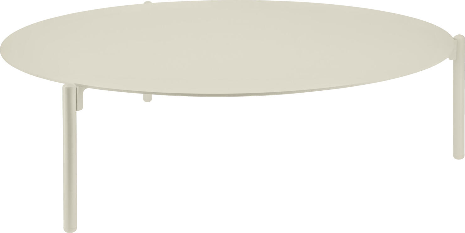 VEGA LUSINI Solutions GmbH Outdoor side table Naira large Outdoor-Beistelltisch Naira groß Outdoor side table Naira large; 103x28.5 cm (ØxH); Table top beige, base beige; round Outdoor-Beistelltisch Naira groß; 103x28.5 cm (ØxH); Platte beige, Gestell beige; rund Round off your feel-good ambience with our elegant round side table, which goes perfectly with all loungers and daybeds from our range. The sturdy aluminum frame is weatherproof, UV-resistant and easy to wipe clean - ideal for use in the wellness area, on the terrace or indoors. Easy to clean and durable, the table impresses with its modern shape and high functionality. A stylish and practical piece of furniture for any outdoor or indoor oasis. Order a second size at the same time! Runden Sie Ihr Wohlfühl-Ambiente mit unserem eleganten runden Beistelltisch ab, der perfekt zu allen Liegen / Lounges und Daybeds aus unserem Sortiment passt. Das stabile Aluminiumgestell ist wetterfest, UV-beständig und einfach abwischbar – ideal für den Einsatz im Wellnessbereich, auf der Terrasse oder im Innenbereich. Pflegeleicht und langlebig überzeugt der Tisch durch seine moderne Form und hohe Funktionalität. Ein stilvolles und praktisches Möbelstück für jede Outdoor- oder Indoor-Oase. Zweite Größe gleich mitbestellen!