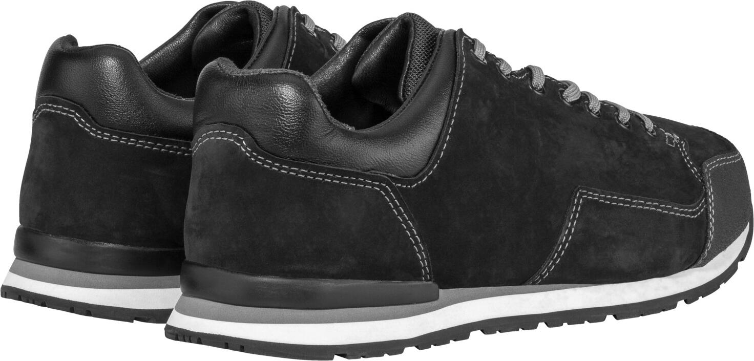 Incaltaminte de protectie Jobeline Trainer Pro S2, cu Protectie de Aluminiu, Piele Suede Neagra, Talpa OrthoLite, Rezistenta SRC, Impermeabile, Unisex