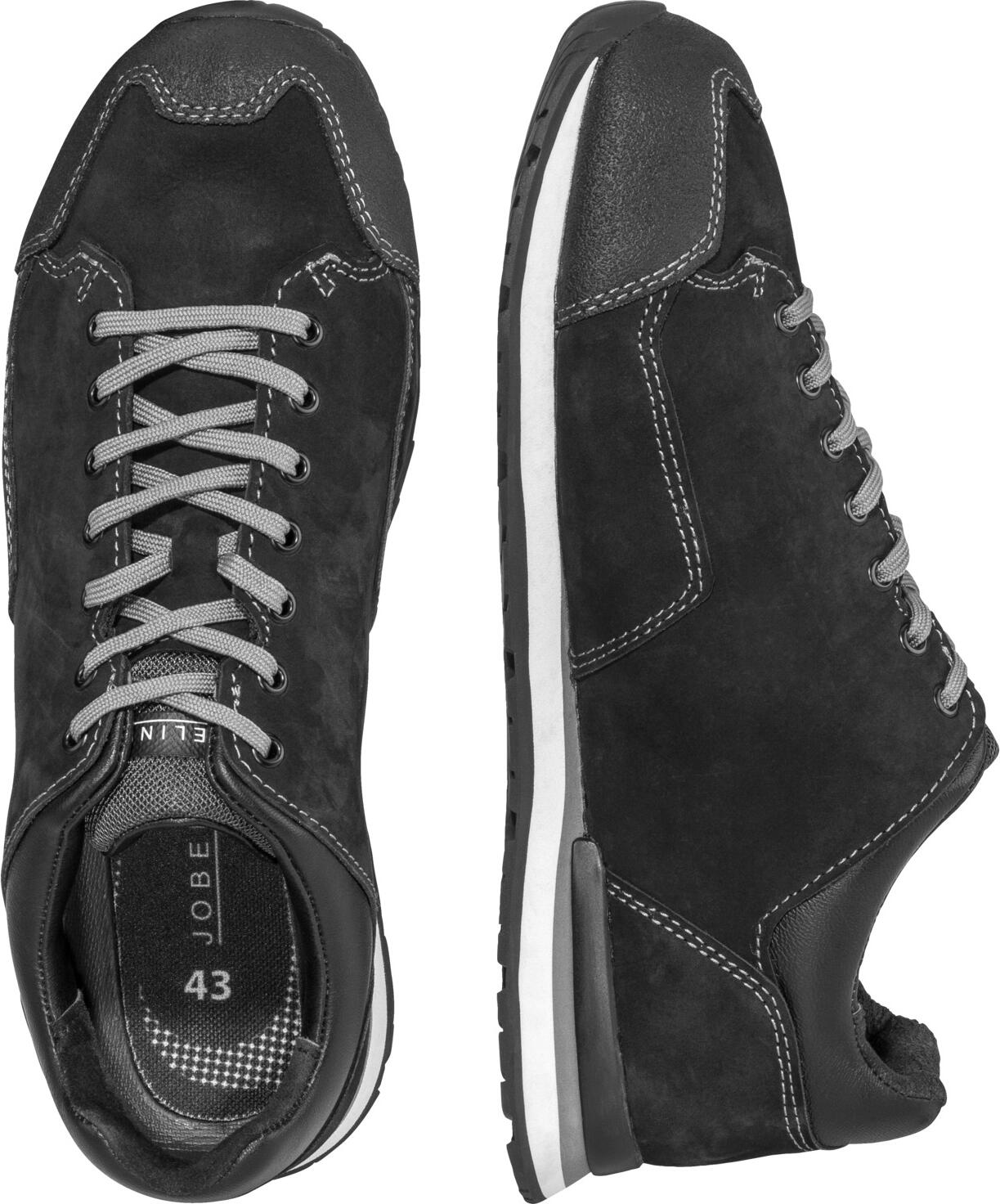 Incaltaminte de protectie Jobeline Trainer Pro S2, cu Protectie de Aluminiu, Piele Suede Neagra, Talpa OrthoLite, Rezistenta SRC, Impermeabile, Unisex
