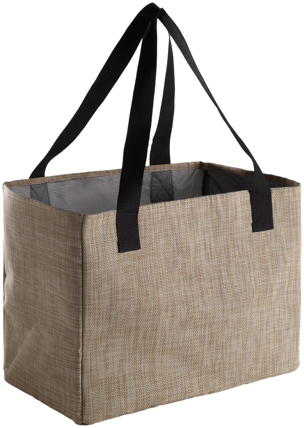 ERWIN M. Wellness Bag Kecil, Water-Repellent PVC and Polyester Spa and Beach Bag, 40x30x23 cm, Beige, with Inner Pocket