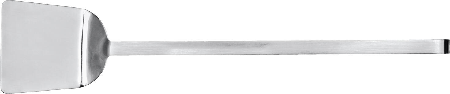 PULSIVA LUSINI Solutions GmbH Spatula Valuo long-handled Pfannenwender Valuo langstielig Spatula Valuo long-handled; 46.5 cm (L); silver Pfannenwender Valuo langstielig; 46.5 cm (L); silber Seamless kitchen utensils made of 18/5 chrome stainless steel. With curved end for hanging over the hob. Ladle and slotted spoon with diameter and litre indication on the handle. Available in different shapes and sizes. Suitable for dishwasher. Fugenlos gefertigte Küchenhelfer aus 18/5 Chrom-Edelstahl, rostfrei. Mit gebogenem Ende zum Aufhängen über dem Herd. Schöpflöffel und Schaumlöffel mit Durchmesser- und Literangabe am Stiel. In unterschiedlichen Formen und Größen erhältlich. Spülmaschinengeeignet.