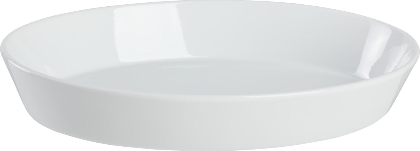 PULSIVA LUSINI Solutions GmbH Baking dish Luno Auflaufform Luno Baking dish Luno; 1500 ml, 30x21x5 cm (LxWxH); white; oval; 6 piece / pack Auflaufform Luno; 1500 ml, 30x21x5 cm (LxBxH); weiß; oval; 6 Stück / Pack Classic shape made of white porcelain. Stackable, microwaveable and dishwasher safe. Weiße Auflaufform aus Porzellan. Spülmaschinenfest und mikrowellengeignet. Backofenfest bis 200° C.