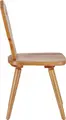 Vega Vroni Beech Wood Bauernstuhl Chair, Natural Finish, Heart-Shaped Backrest Cut-out, Contoured Seat, 41x50x88.5 cm, Max Load 160 kg