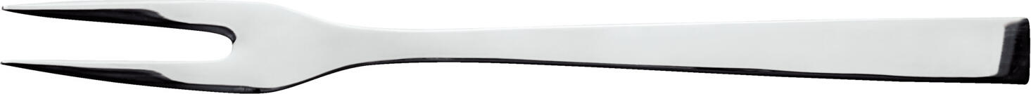 VEGA LUSINI Solutions GmbH Cold cuts fork Carving Aufschnittgabel Carving Cold cuts fork Carving; 20.7 cm (L); silver Aufschnittgabel Carving; 20.7 cm (L); silber Chrome-nickel stainless steel 18/10. Cold meat fork in a timeless shape. Mirror polished. Material thickness 2 mm. Dishwasher safe. Chrom-Nickel-Edelstahl 18/10, rostfrei. Aufschnittgabel in einer zeitlosen Form. Hochglanzpoliert. Gastronomiegerechte Materialstärke 2 mm. Spülmaschinenfest.