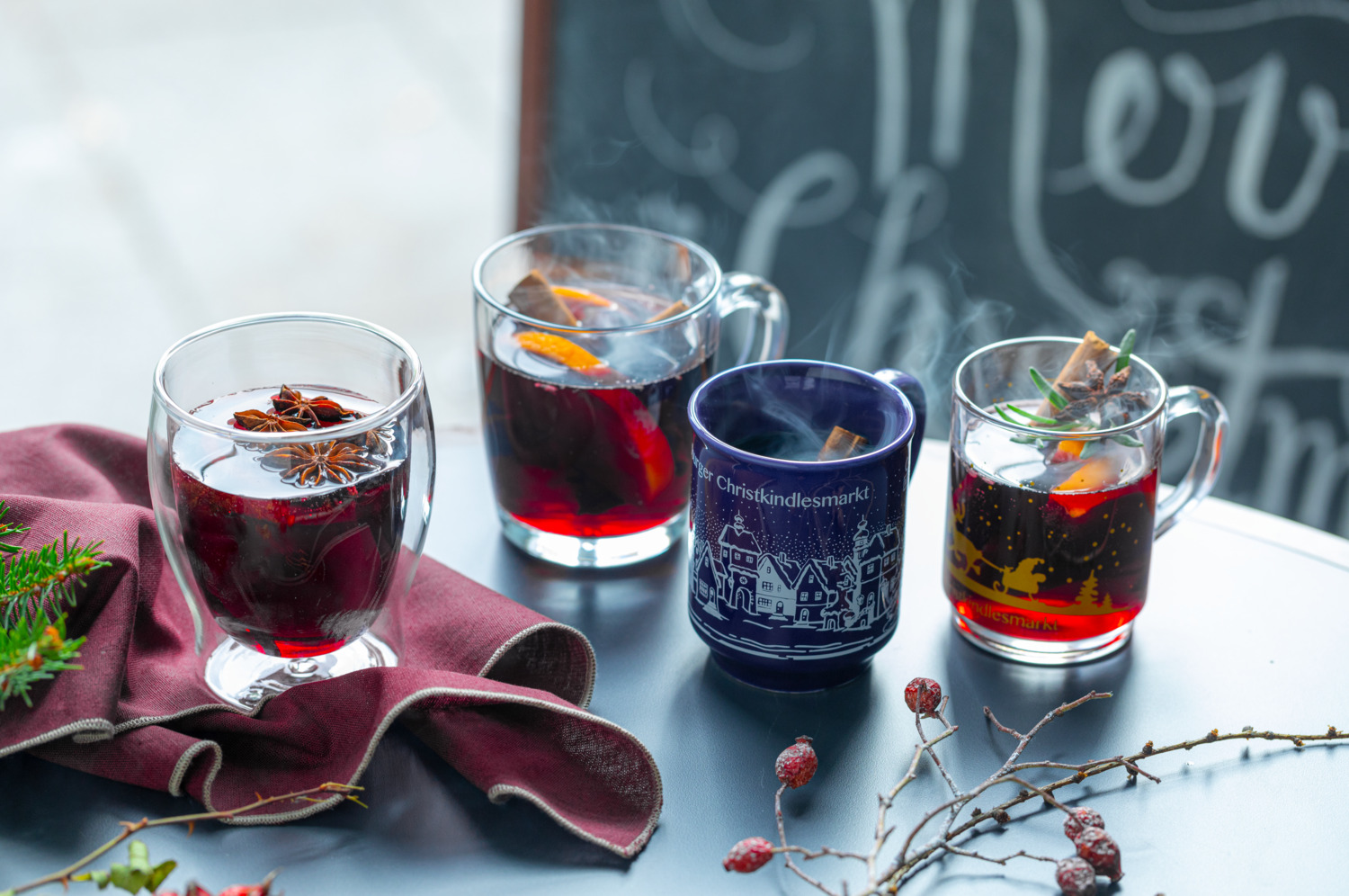Pasabahce Basic Tea Glass with Handle, 340 ml, Transparent Tempered Glass, Dishwasher and Microwave Safe