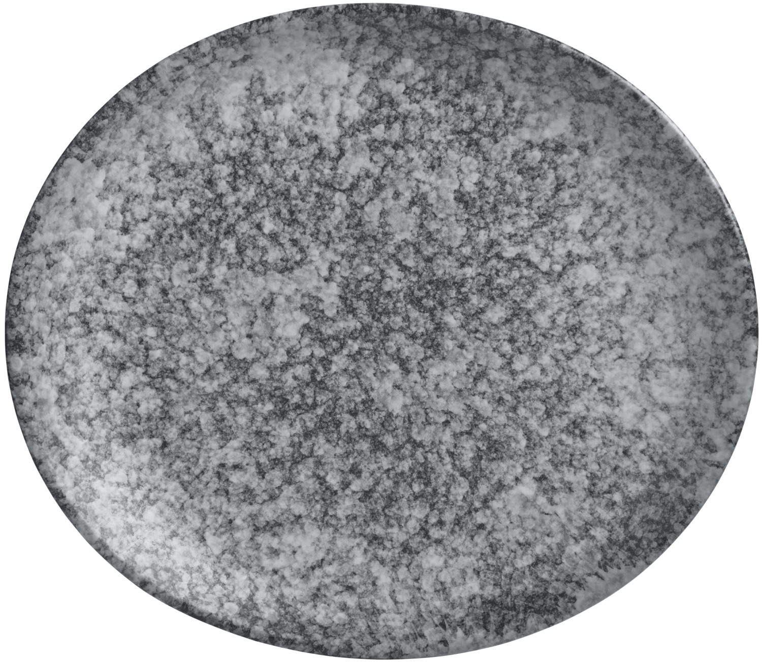 VEGA LUSINI Solutions GmbH Flat plate Mamoro organic Teller flach Mamoro organisch Flat plate Mamoro organic; 31x26.5x3.5 cm (LxWxH); black/white; organic; 3 piece / pack Teller flach Mamoro organisch; 31x26.5x3.5 cm (LxBxH); schwarz/weiß; organisch; 3 Stück / Pack Colored porcelain plate in organic shape. Natural stone look. Without rim. Dishwasher safe and microwaveable. Farbiger Teller aus Porzellan in organischer Form. Natürliche Steinoptik. Ohne Fahne. Spülmaschinenfest und mikrowellengeeignet.