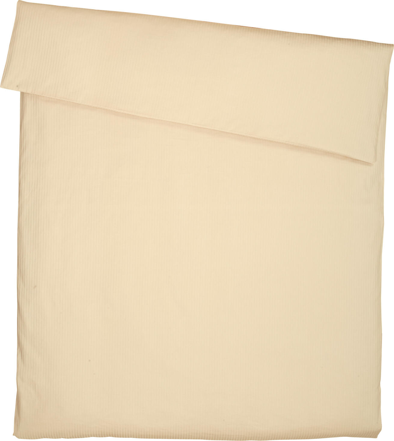 ERWIN M. LUSINI Solutions GmbH Duvet cover Venedig 10 mm Bettbezug Venedig 10 mm Duvet cover Venedig 10 mm; 155x220 cm (WxL); vanilla Bettbezug Venedig 10 mm; 155x220 cm (BxL); vanille 100% cotton. Weight approx. 140 g/m². Elegant bed set with damask stripe design (10 mm). Retains the specified size after three washes. With hotel closure and bow darts. Mercerized. Thread count (TC) thread density: 180 threads per inch. Weave type: Damask 100 % Baumwolle. Gewicht ca. 140 g/m². Elegante Bettgarnitur mit Damast-Streifenmuster (10 mm breit). Erhält nach dreimaligen Waschen die angegebene Größe. Mit Hotelverschluss und Bogenabnähern. Mercerisiert. Thread Count (TC) -Fadendichte: 180 Fäden je Inch Webart: Damast