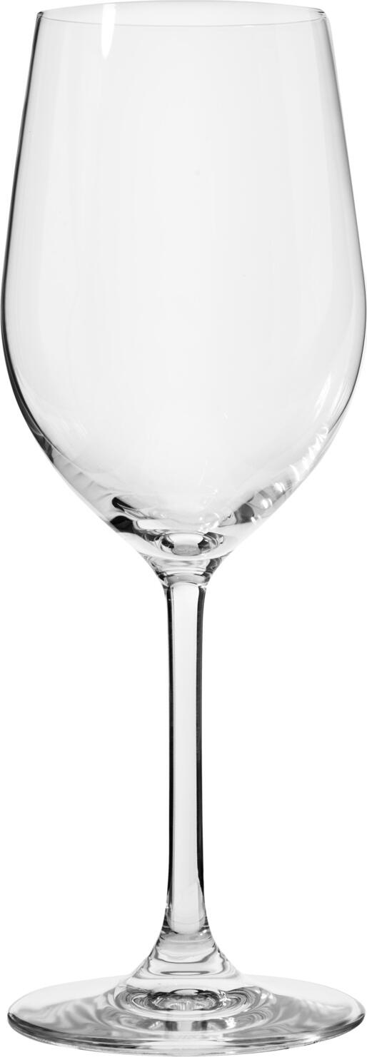 VEGA LUSINI Solutions GmbH Red wine glass Chateau with filling line Rotweinglas Chateau mit Eichstrich Red wine glass Chateau with filling line; 450 ml, 6.6x22.5 cm (ØxH); transparent; 0.2 l Filling line, 6 piece / pack Rotweinglas Chateau mit Eichstrich; 450 ml, 6.6x22.5 cm (ØxH); transparent; 0.2 l Eichstrich, 6 Stück / Pack Chateau red wine glass with calibration mark - shape for perfect red wine enjoyment The Chateau red wine glass with calibration mark combines classic elegance with high functionality. The harmonious shape of the goblet ensures that the complex flavours of strong red wines are optimally developed and the fine nuances are perfectly accentuated. Made from high-quality crystal glass, it offers brilliant clarity, exceptional robustness and pleasant drinking comfort. Thanks to the calibration mark, it is ideal for professional use in the catering trade - stylish, durable and dishwasher-safe. Rotweinglas Chateau mit Eichstrich – Form für perfekten Rotweingenuss Das Rotweinglas Chateau mit Eichstrich kombiniert klassische Eleganz mit hoher Funktionalität. Die harmonisch geformte Kelchform sorgt dafür, dass sich die komplexen Aromen kräftiger Rotweine optimal entfalten und die feinen Nuancen perfekt zur Geltung kommen. Gefertigt aus hochwertigem Kristallglas bietet es brillante Klarheit, außergewöhnliche Robustheit und angenehmen Trinkkomfort. Dank Eichstrich ist es ideal für den professionellen Einsatz in der Gastronomie – stilvoll, langlebig und spülmaschinenfest.