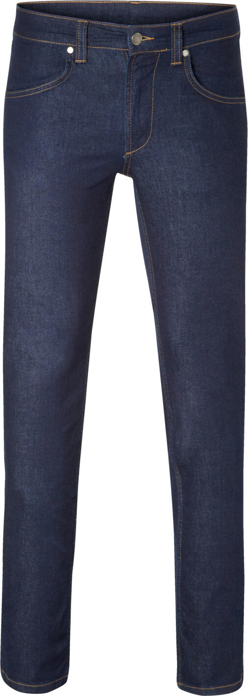 JOBELINE LUSINI Solutions GmbH Men's jeans Dover denim Herrenjeans Dover Denim Men's jeans Dover denim; Size 56; blue Herrenjeans Dover Denim; Kleidergröße 56; blau 69 % cotton, 14 % Lyocell (Tencel™), 14 % polyester, 3 % spandex. 40 °C wash. Trendy and easy-care men's denim jeans with high stretch content and maximum wearing comfort. Back part with yoke and two patch back pockets. Front part with two round pockets and zipper. At the waistband are sturdy belt loops, the pocket openings are secured with rivets. Straight cut leg and comfortable body height. Inside leg length: 82.5 cm for size 50. 69 % Baumwolle, 14 % Lyocell (Tencel™), 14 % Polyester, 3 % Elasthan. 40°-Wäsche. Trendige und pflegeleichte Herrenjeanshose aus Denim mit hohem Stretchanteil und höchstem Tragekomfort. Rückenteil mit Passe und zwei aufgesetzten Gesäßtaschen.Vorderteil mit zwei runden Eingriffstaschen und Reißverschluss. Am Bund befinden sich stabile Gürtelschlaufen, die Tascheneingriffe sind mit Nieten gesichert. Gerade geschnittenes Bein und bequeme Leibhöhe. Innenbeinlänge: 82,5 cm in Gr 50.