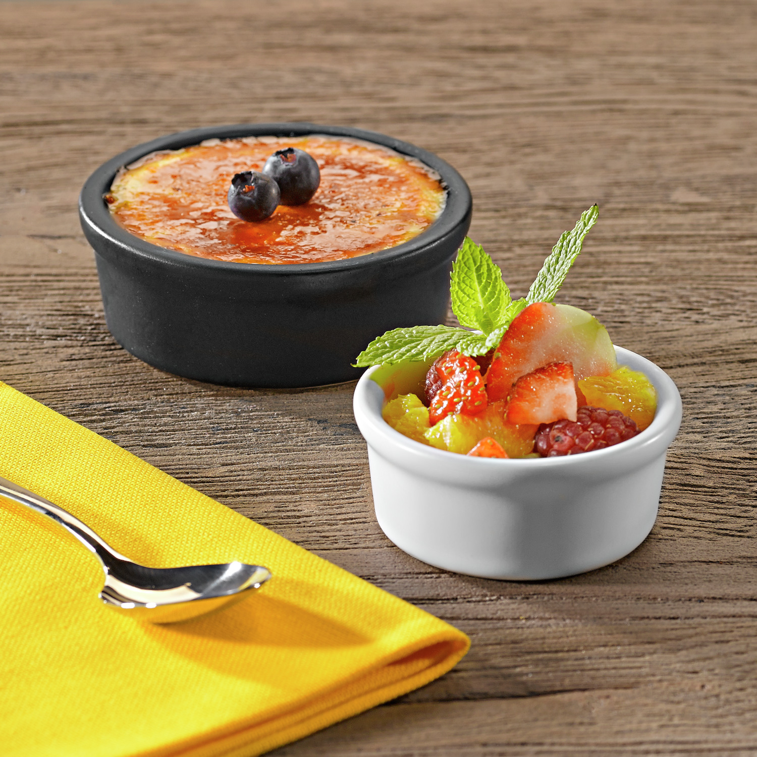 Bol Tapa VEGA Ferry din Ceramică, Gresie Glazurată Mată, Negru, 80ml, Diametru 8cm, Rezistent la Căldură până la 280°C, Compatibil cu Cuptorul cu Microunde și Mașina de Spălat Vase