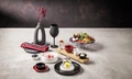 Bol Tapa VEGA Ferry din Ceramică, Gresie Glazurată Mată, Negru, 80ml, Diametru 8cm, Rezistent la Căldură până la 280°C, Compatibil cu Cuptorul cu Microunde și Mașina de Spălat Vase