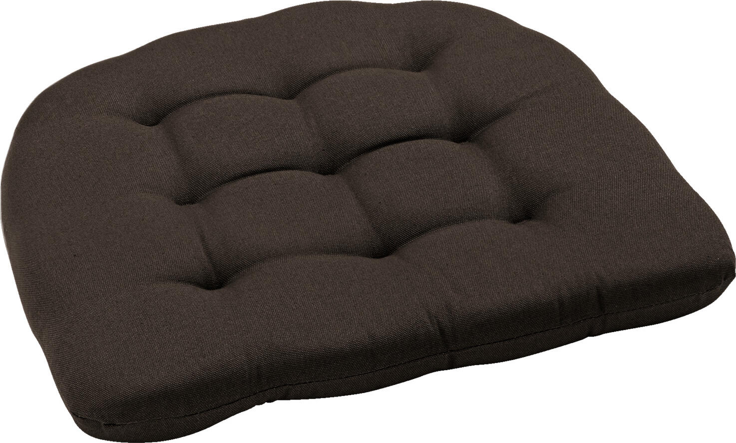 ERWIN M. LUSINI Solutions GmbH Seat cushion Colori Sitzkissen Colori Seat cushion Colori; 40x37.5x4 cm (WxLxH); brown; tapered Sitzkissen Colori; 40x37.5x4 cm (BxLxH); braun; konisch 100% polyester. Seat cushion with dot stitching and elastic bands for fastening. Suitable for indoor and outdoor use. High seating comfort. Easy to clean, robust. 100 % Polyester. Sitzkissen mit Punktsteppung und Gummibändern zur Befestigung. Für Innen- und Außenbereich geeignet. Hoher Sitzkomfort. Pflegeleicht, robust.